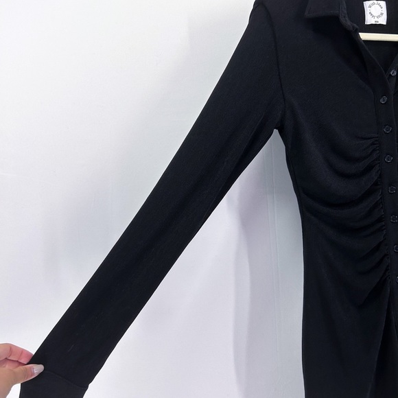 With Jean Black Long Sleeve Dress - Picture 7 of 10